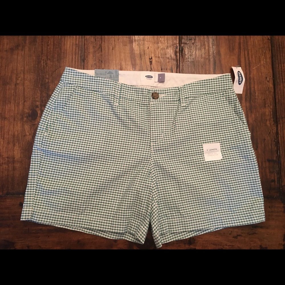 New! Old Navy Checkered Shorts